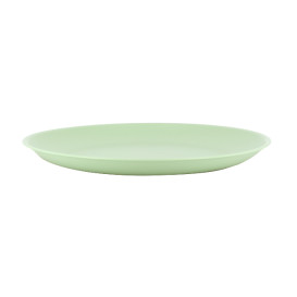 Wiederverwendbare Plastikteller PP Mineral Grün Ø23,5cm (54 Stück)