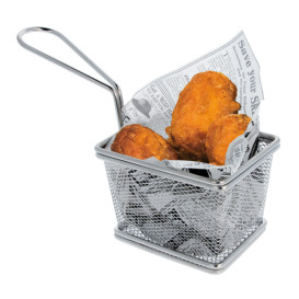 Mini Frittierkörbchen 10x9x6cm (6 Stück)
