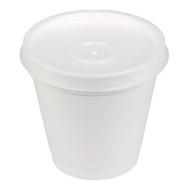 FOAM EPS Thermobecher 4oz/120ml + durchsichtigem (100 Stück)