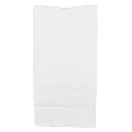 Papiertüten ohne Henkel Kraft-weiss 60g/m² 18+11x34cm (25 Stück)
