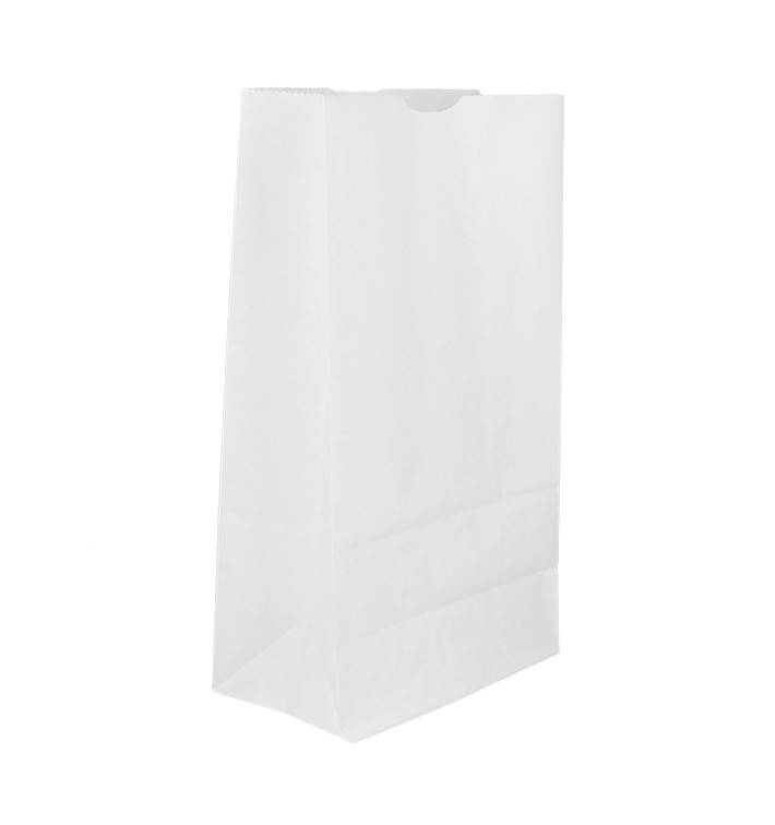 Papiertüten ohne Henkel Kraft-weiss 50g/m² 12+8x24cm (1.000 Stück) Papiertüten ohne Henkel Kraft-weiss 50g/m² 12+8x24cm (1.000 Stück)