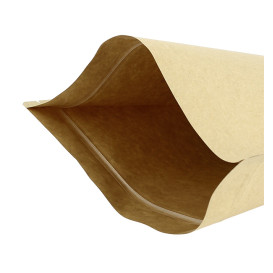 Papiertüten DoyPack mit Fenster und Innenfolie 25+12x35cm (50 Stück)