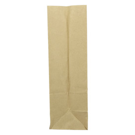 Papiertüten ohne Henkel Kraft braun 60g/m² 18+11x34cm (25 Stück)