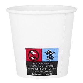 Kaffeebecher weiß ECO 4Oz/120ml Ø6,2cm (100 Stück)