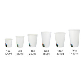 Kaffeebecher weiß ECO 4Oz/120ml Ø6,2cm (100 Stück)