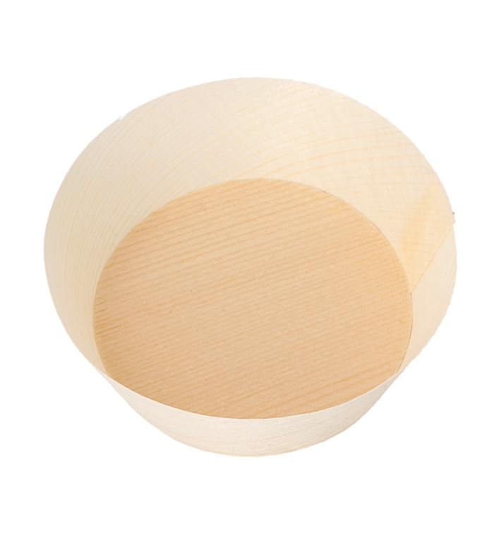 Servierschälchen aus Holz 6x2,5cm (100 Stück) Servierschälchen aus Holz 6x2,5cm (100 Stück)