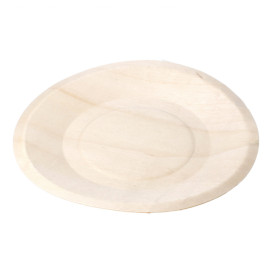 Teller aus Holz rund Ø15,5cm (50 Stück)