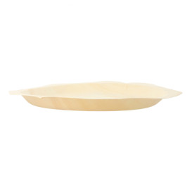 Teller aus Holz Achteckig 260mm (50 Einheiten)