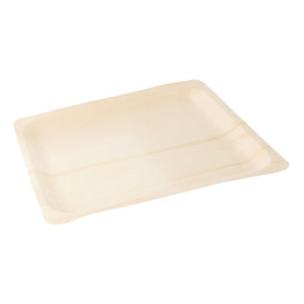 Tablett aus Holz rechteckig 26x21,5x2cm (50 Einheiten)