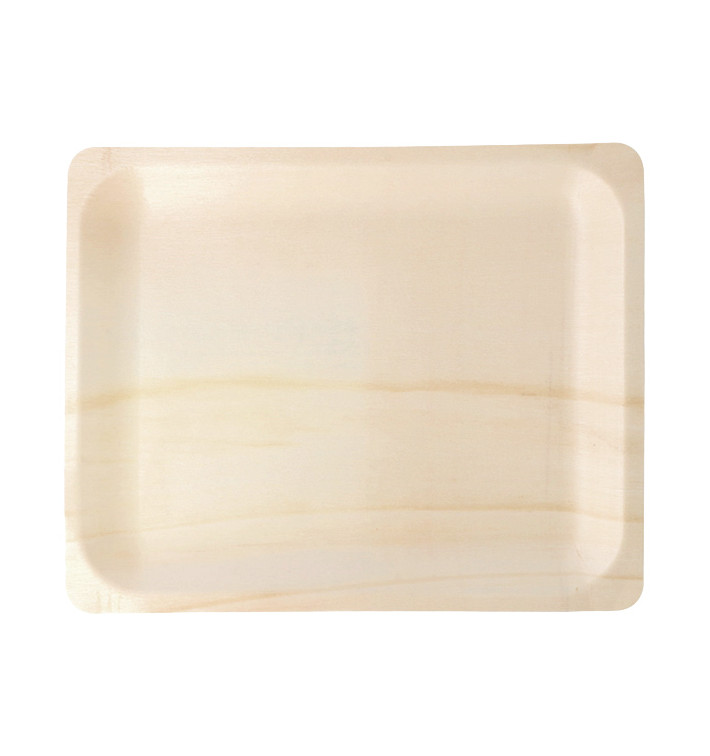 Tablett aus Holz rechteckig 26x21,5x2cm (200 Einheiten) Tablett aus Holz rechteckig 26x21,5x2cm (200 Einheiten)