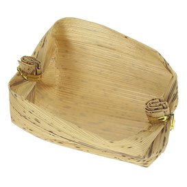 Mini Korb aus Bambus für Häppchen 3,8x5,8x3,8cm (25 Einh.)