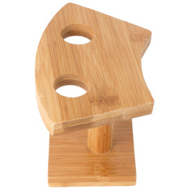 Halterung aus Bambus für 2 Spitztüten (1 Stück)