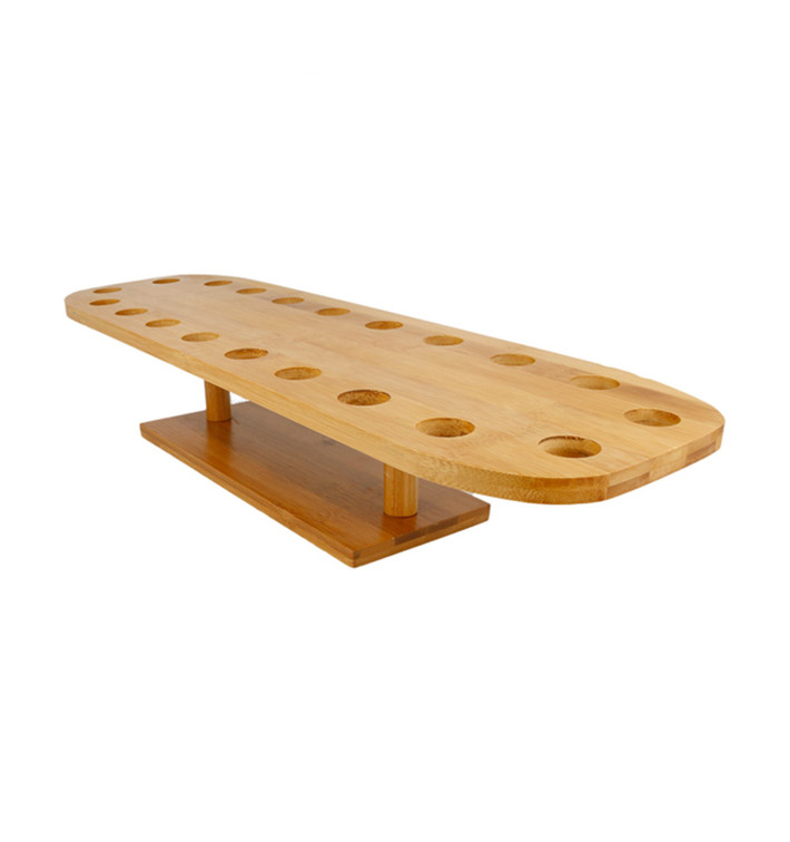 Halterung aus Bambus für 20 Spitztüten (1 Stück) Halterung aus Bambus für 20 Spitztüten (1 Stück)