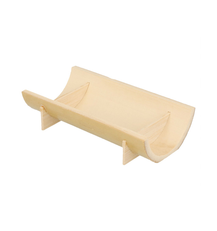 Tray aus Bambus 10x5x2,3cm (20 Einh.) Tray aus Bambus 10x5x2,3cm (20 Einh.)