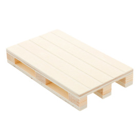 Holztablett Mini Paletten aus Holz 13x8x2cm (1 Stück)