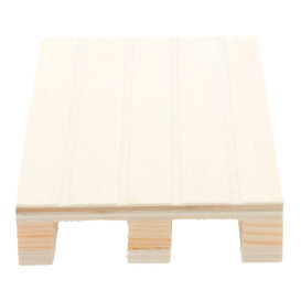 Holztablett Mini Paletten aus Holz 13x8x2cm (1 Stück)