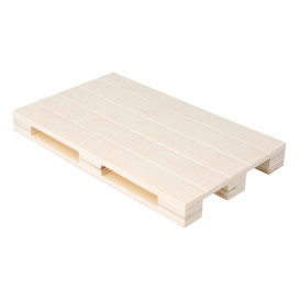 Holztablett Mini Paletten aus Holz 20x12x2cm (1 Stück)