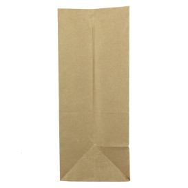 Papiertüten ohne Henkel Kraft braun 50g/m² 22+12x30cm (25 Stück)