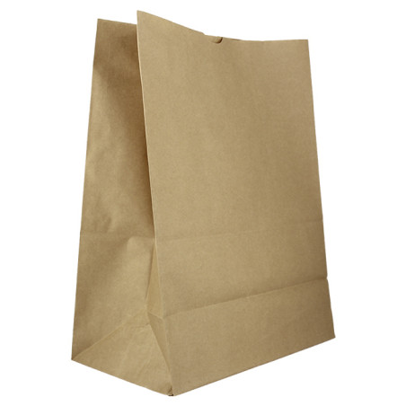 Papiertüten ohne Henkel Kraft braun 50g/m² 22+12x30cm (1.000 Stück)