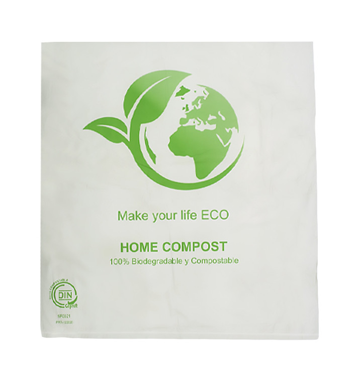 Flachbeutel Markt Bio Home Compost 48x52cm (500 Stück) Flachbeutel Markt Bio Home Compost 48x52cm (500 Stück)