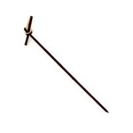 Bambusspieße Schleife Schwarz 90mm (100 Stück)