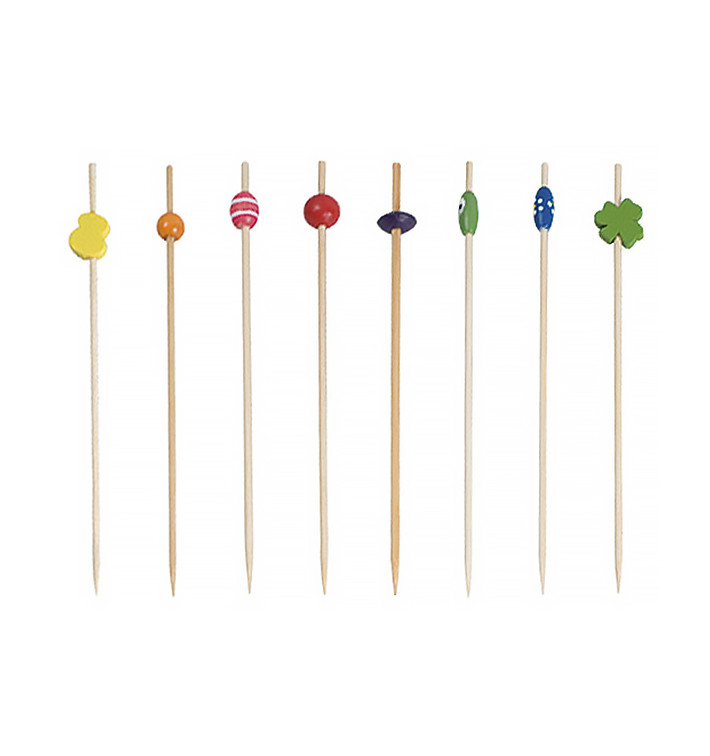 Bambusspieße Gemischt 120mm (100 Stück) Bambusspieße Gemischt 120mm (100 Stück)