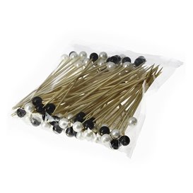 Bambusspieße mit Perle 90mm (10000 Stück)