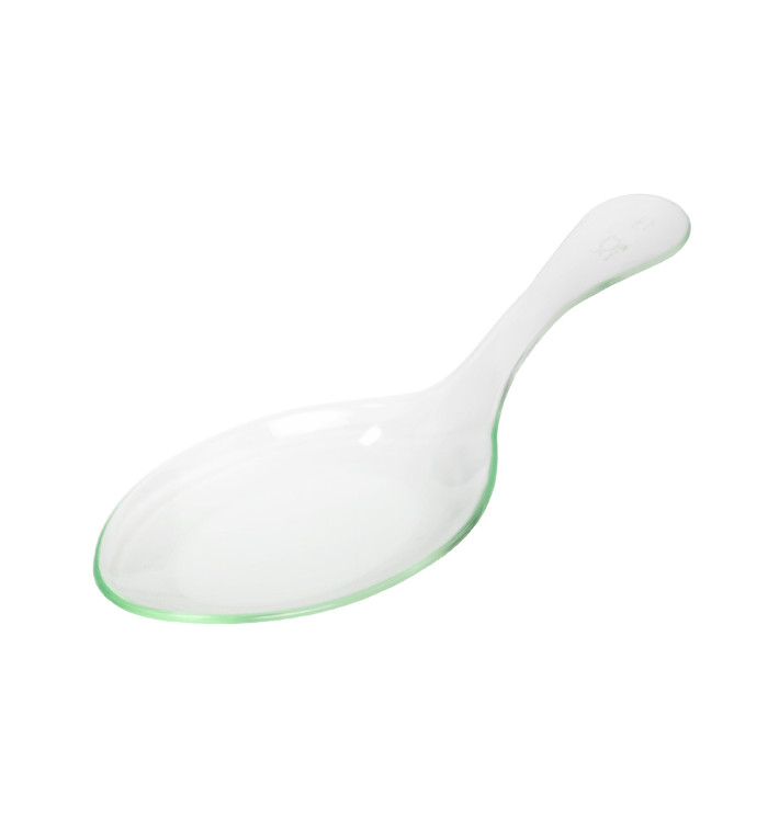 Häppchen-Löffel Plastik Water Green 12cm (100 Stück) Häppchen-Löffel Plastik Water Green 12cm (100 Stück)