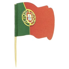 Holzspieße Flagge "Portugal" 65mm (14.400 Einh.)
