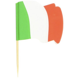 Holzspieße Flagge "Italien" 65mm (144 Einh.)