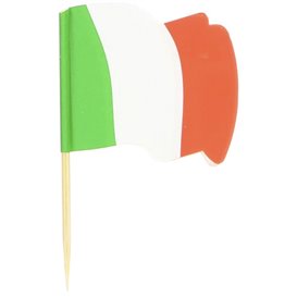 Holzspieße Flagge "Italien" 65mm (14.400 Einh.)