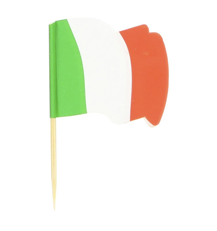 Holzspieße Flagge "Italien" 65mm (14.400 Einh.) Holzspieße Flagge "Italien" 65mm (14.400 Einh.)