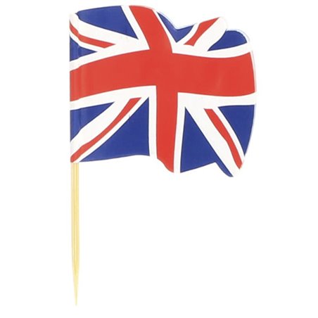 Holzspieße Flagge "UK" 65mm (14.400 Einh.)