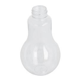 Glühbirnen-Flasche Transparent PET 400ml (200 Stück)
