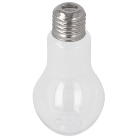 Glühbirnen-Flasche Transparent PET 400ml (200 Stück)