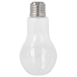 Glühbirnen-Flasche Transparent PET 400ml (200 Stück)