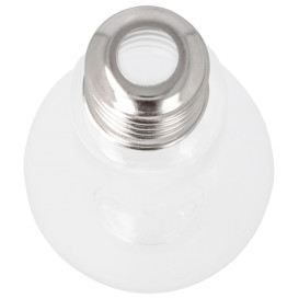 Glühbirnen-Flasche Transparent PET 400ml (200 Stück)