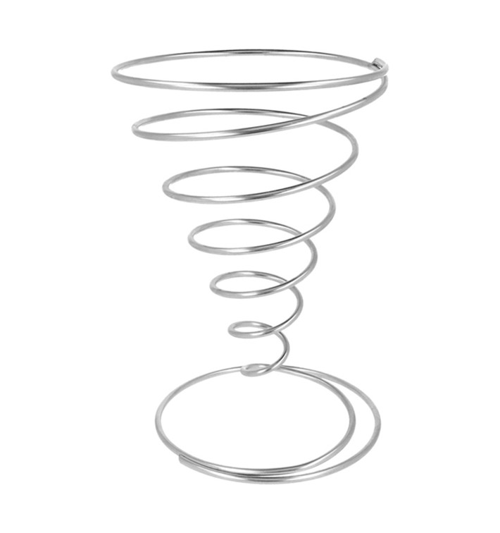 Pommestütenhalter aus Stahl Ø105x155mm (1 Stück) Pommestütenhalter aus Stahl Ø105x155mm (1 Stück)
