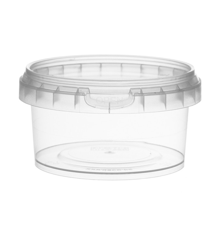 Verpackungsbecher aus Plastik mit Deckel 210ml Ø9,5 (494 Einh.) Verpackungsbecher aus Plastik mit Deckel 210ml Ø9,5 (494 Einh.)