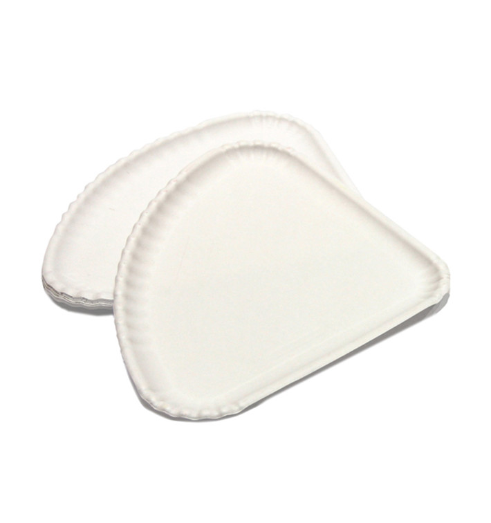 Pizzateller Pappe Weiß 1/4 30x21cm (500 Stück) Pizzateller Pappe Weiß 1/4 30x21cm (500 Stück)