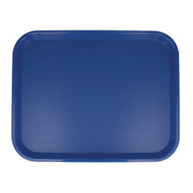 Plastiktablett rechteckig extra hart blau 35,5x45,3cm (1 Stück)