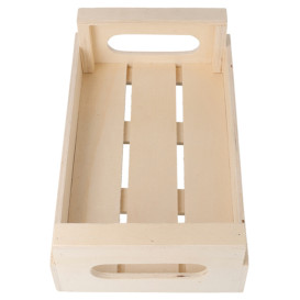 Holzkiste mit Griff 20,5x12,5x6,5cm (20 Stück)