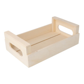 Holzkiste mit Griff 20,5x12,5x6,5cm (20 Stück)