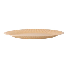 Papierteller Biocoated Natürliche Relief Ø18cm (20 Stück)