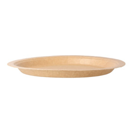 Papierteller Biocoated Natürliche Ø18cm (20 Stück)