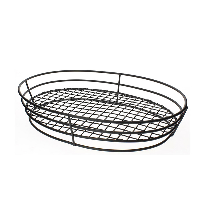 StahlKorb Oval Schwarz 280x205x57mm (1 Stück) StahlKorb Oval Schwarz 280x205x57mm (1 Stück)