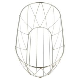 StahlKorb Oval Silber 255x127x102mm (1 Stück)