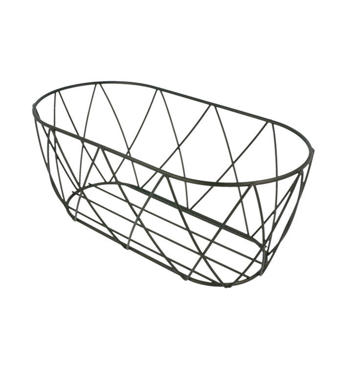 StahlKorb Oval Schwarz 255x127x102mm (12 Stück) StahlKorb Oval Schwarz 255x127x102mm (12 Stück)
