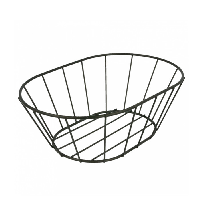 StahlKorb Oval Schwarz 216x140x76mm (1 Stück) StahlKorb Oval Schwarz 216x140x76mm (1 Stück)
