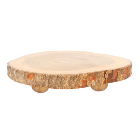 Holztablett Rund Präsentation Ø230x35mm (1 Stück)